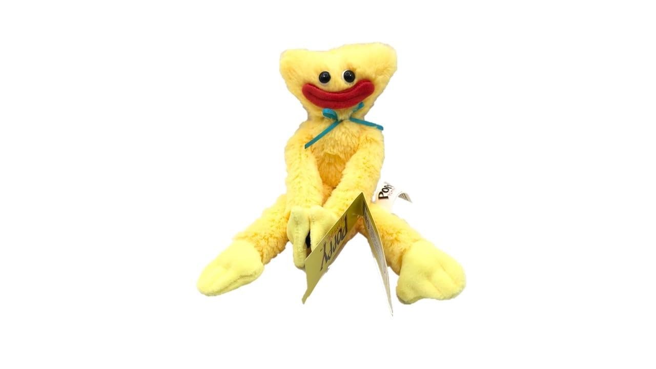 Poppy Playtime - Collectible Plush - Huggy Wuggy - Yellow (Smiling) Yellow Smili