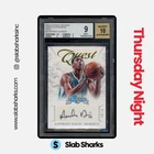2012 PANINI CRUSADE #3 ANTHONY DAVIS QUEST AUTO GOLD RC ROOKIE /25 BGS 9 - 10