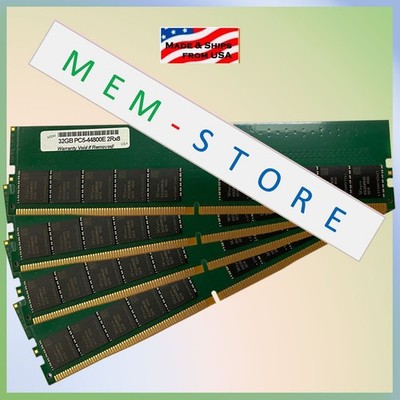 128G 4x32GB DDR5-5600 ECC UDIMM RAM Compatible for R113-C10 R123-C00 Rack Server