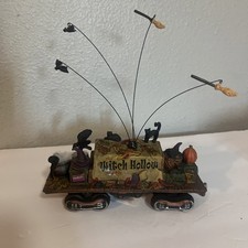 RARE and HTF Dept 56 Snow Village Halloween Witch Hollow Supply Car 2007 *read