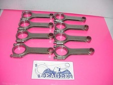 8 Eagle Straight H Beam Connecting Rods 6.125- 2.100 X 927 Sb Chevy 716bolts 8 Eagle Straight H Beam Connecting Rods 6.125- 2.100 X 927 Sb Chevy 716bolts