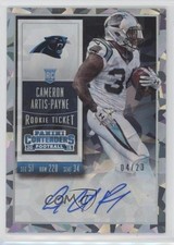 2015 Contenders Rookie Cracked Ice Ticket 4/23 Cameron Artis-Payne #102 Auto 1j6