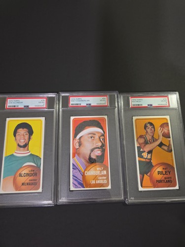 1970-71 Topps Basketball Set! (100/110) GREAT COND & CLR-PSA'S (QTY 3) LEW PSA 4