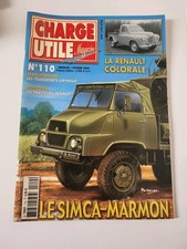 Charge Utile Magazine nº110 Simca Marmon Renault