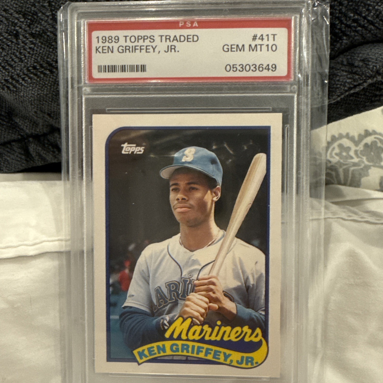 Graded 1989 Topps Traded Ken Griffey Jr. #41T Rookie RC Baseball Card PSA 10