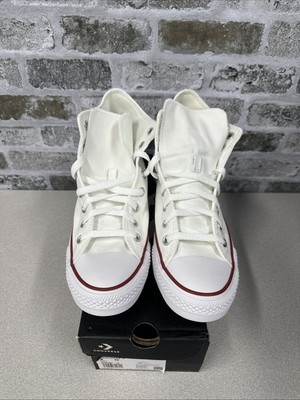 Converse Chuck Taylor Classic White High-Top All Star Sneakers Size: M8/W10