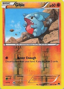 Gible 68/122 XY - BREAKpoint Reverse Holo Common