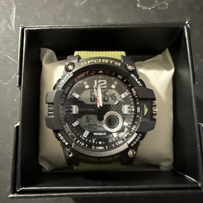 Activa Circuit X Invicta Men's Watch 54mm Green ACW497-008 NWT