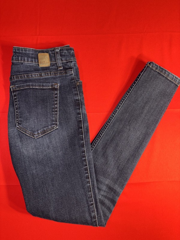 BKE Jeans Womens 26 Blue Stella High Rise Slim Fit Ankle Skinny Stretch Denim