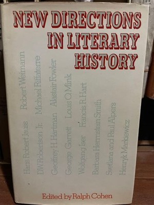 Ralph Cohen New Directions in Literary History 1974 Good Condition Paperback