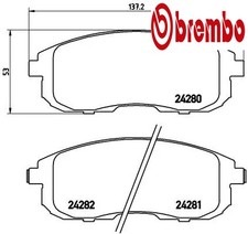 FRONT BRAKE PAD SET DISC BRAKE FITS: SUZUKI NEO BALENO SALOON 1.6 /2.0 /1.6 A