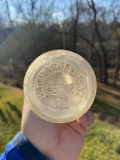 Antique 1880’s Era Heinz #7 Catsup Blown Bottle 