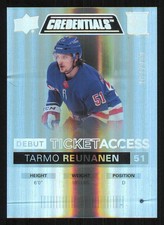 2021-22 Upper Deck Credentials #83 Tarmo Reunanen RC /999