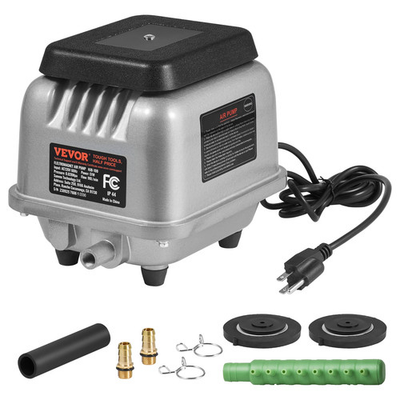 #ad Linear Air Pump 90L Min 109L Min for Deep Ponds Water Gardens Waste Treatment $246.37