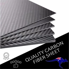 2mm x 500mm x 500mm Carbon Fiber Fibre Sheet Board Plate Twill Panel