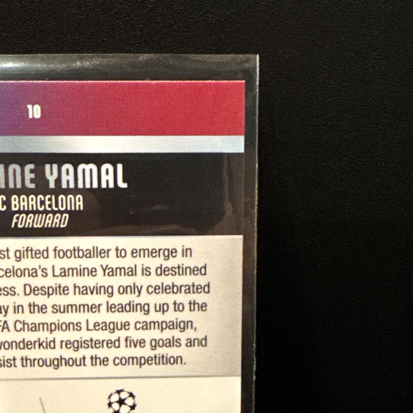2025-26 Topps Uefa Club Competitions - UCL Team of the Season Lamine Yamal #10 view 7