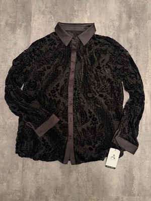 Bluse von Anewsta, Größe L (neu mit Etikett, schwarz, Viskose/Polyamid