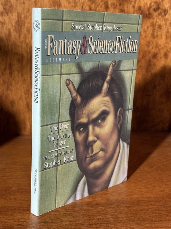Stephen King THE MOVING FINGER in Magazine of Fantasy & SF December 1990 Limited