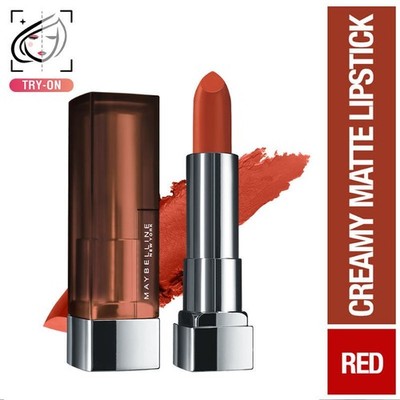 Maybelline Color Sensational Creamy Matte Lipstick - 674 Madison Red (3.9g)