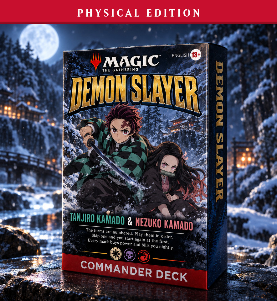 Demon Slayer, PRINTED 100 Card Commander Deck, MTG EDH