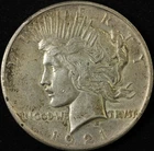 1921-P Peace Dollar High Relief- Free Shipping USA