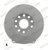 2X Ferodo Bremsscheibe Hinterachse U.A. FüR Saab, Seat, Skoda, VW
