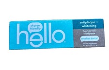 Hello Antiplaque Whitening Fluoride Free Toothpaste Natural Peppermint 5.0oz