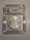 1982 Mo Mexico 1 Onza Silver Libertad ICG MS67 1 oz .999 Plata Pura