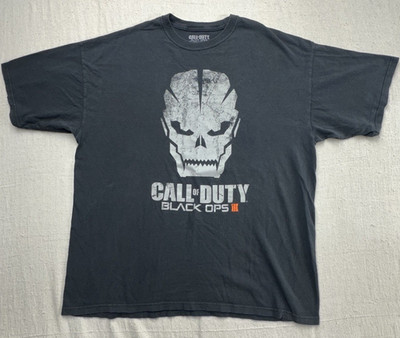 Call Of Duty Black Ops III Skull Logo Graphic T Shirt XXL 2016 Activision GUC