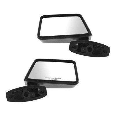 TRQ MRA09099 Manual Side View Mirrors For Ford F-150 85-91 LH OR RH E5TZ17682C