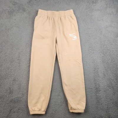 Russell Wilson Nike Big Boys Joggers Large 12-13 Tan 3Brand Sweatpants Athletic