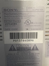 Sony Playstation PS One PS1 Console SCPH-101 w/ 2 Controllers & Games