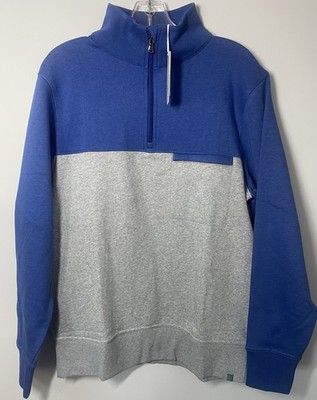 Tasc Performance Legendary Fleece 1/4 Zip Men s M Imperial Blue Perfect Gray