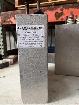Ajax Magnethermic 31189A50 Induction Heating Capacitor 900 KVAR 