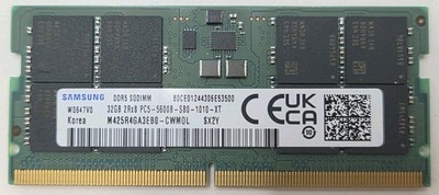 SAMSUNG 32GB PC5-5600B DDR5 5600 MHz SODIMM MEMORY RAM LAPTOP | eBay