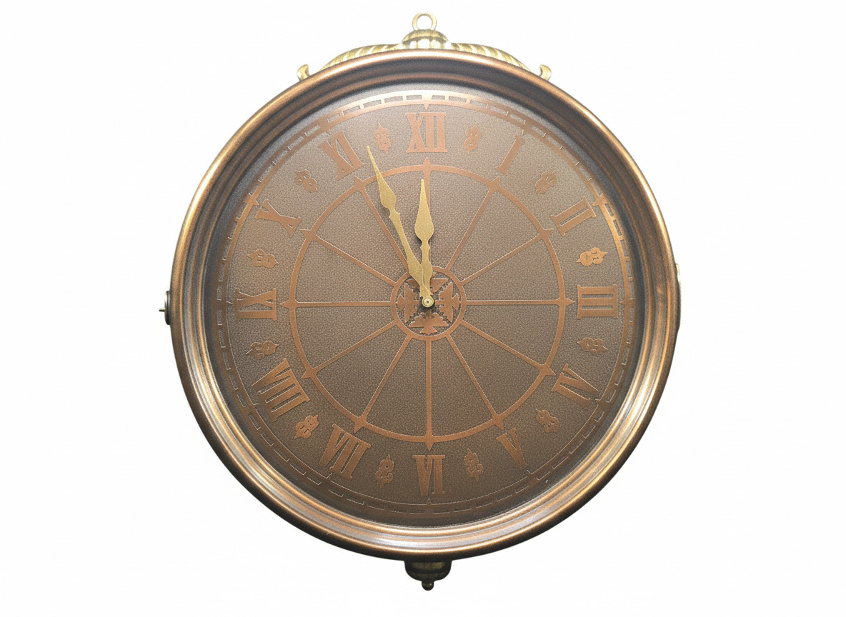 Bombay Winthrop Double Sided Hanging Station Clock