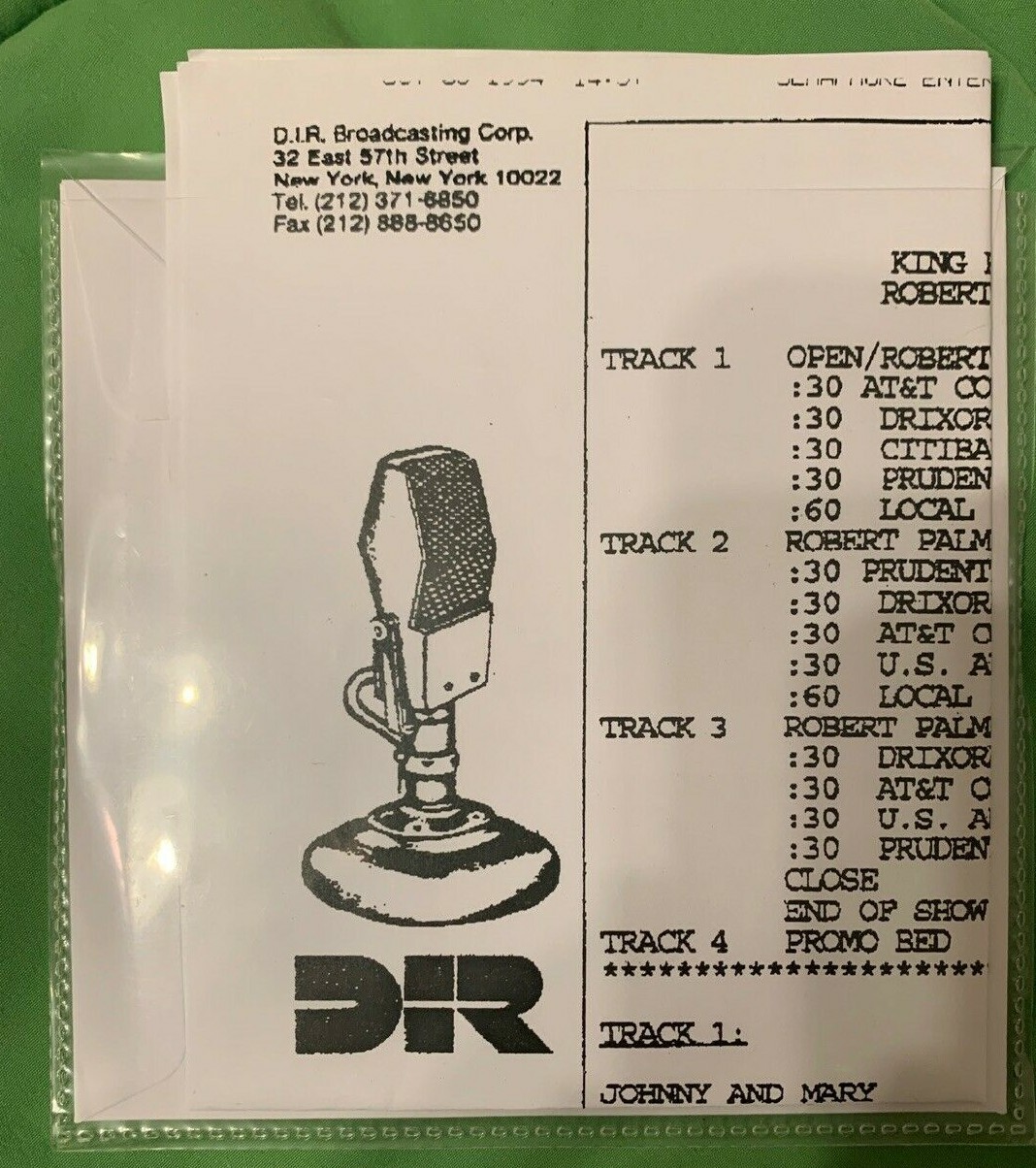 Robert Palmer King Biscuit Flower Hour Radio Show 10/17/94 with Cue