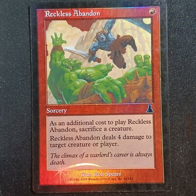 Reckless Abandon - FOIL - Urza's Destiny (Magic/MTG)