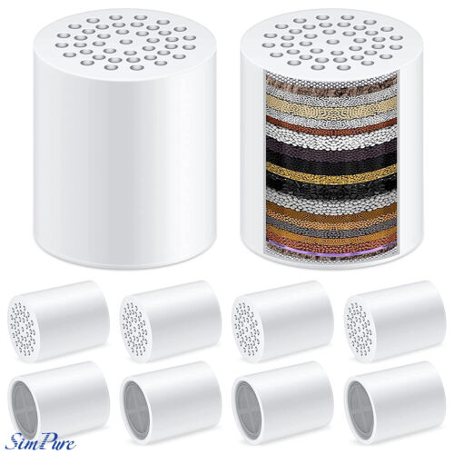 20Stage Shower Water Filter Cartridge RemoveChlorine,Hard Water Softener2.4*2.7' - Picture 9 of 11
