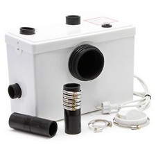 Wiltec 3/1 Pompe de relevage 600W Eaux usées WC Eaux chargées