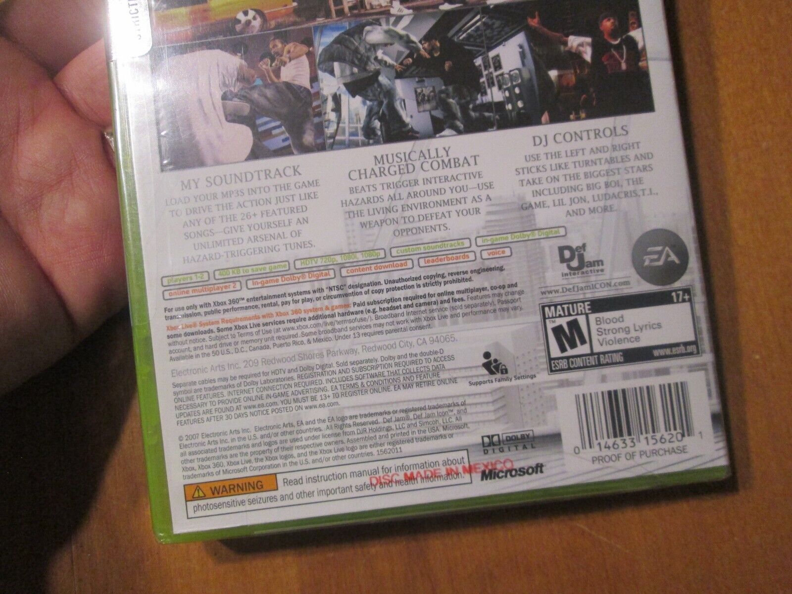 Def Jam: Icon Microsoft Xbox 360 - Gandorion Games