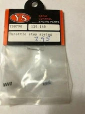YS ENGINE PART YS0790 THROTTLE STOP SPRING 120 140 NIP