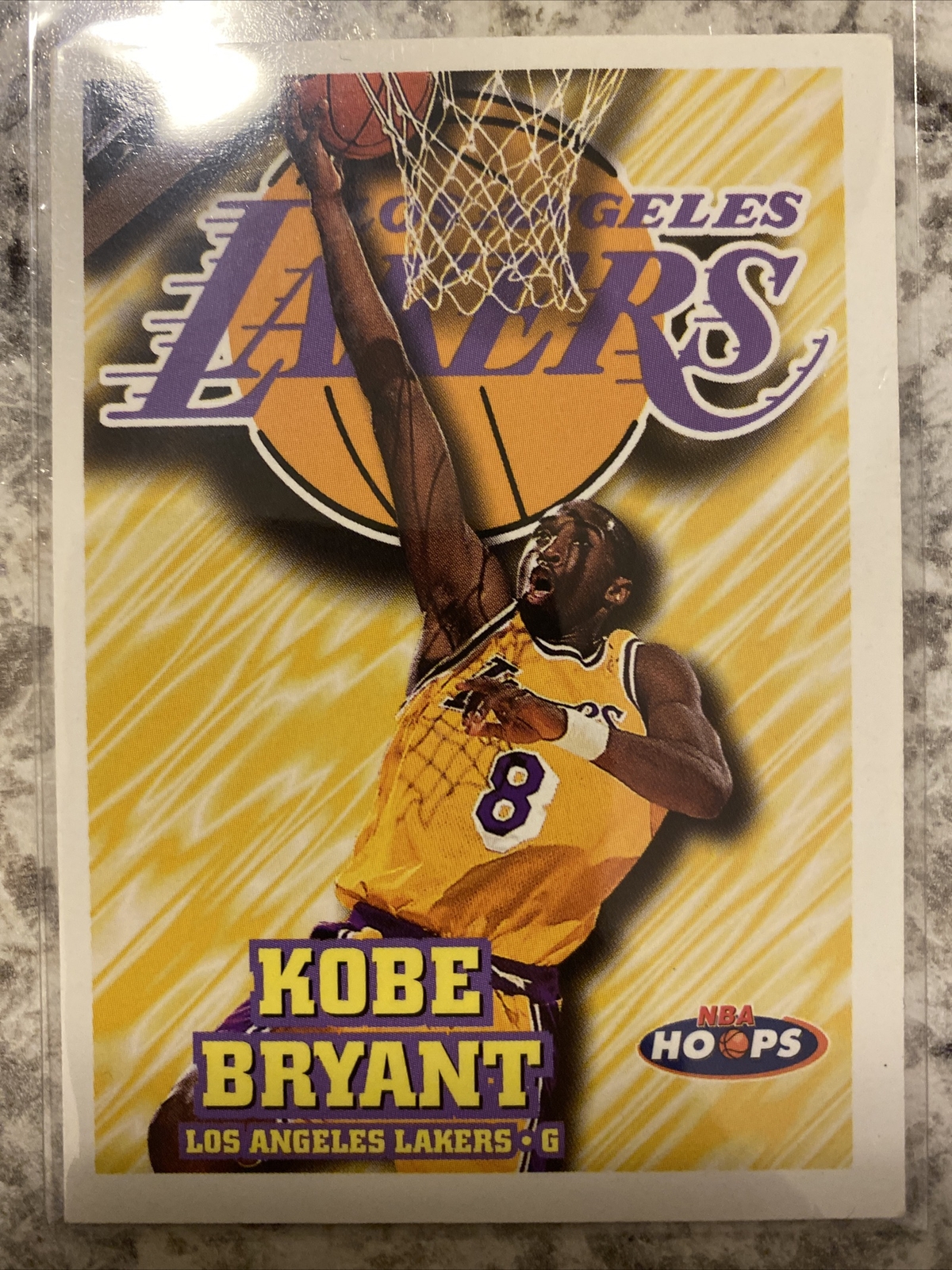 🔥🏀Kobe Bryant 2nd Year ROOKIE 1997-98 NBA Hoops Basketball #75 | eBay