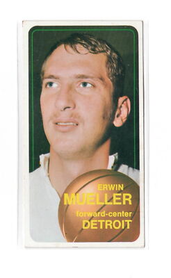 1970 Topps Basketball #82 Erwin Mueller Ex