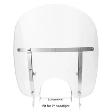 Motorcycle Clear Windshield Windscreen Fit For Harley Softail Fatboy 2000-2017