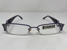 Revolution Eyewear REV708 AMTH 51-16-140 Amethyst Half Rim Eyeglasses Frame BG91
