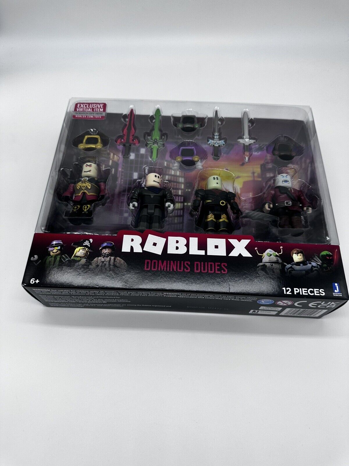 Roblox - Pack com 4 Figuras - Dominus Dudes - Sunny - MP Brinquedos