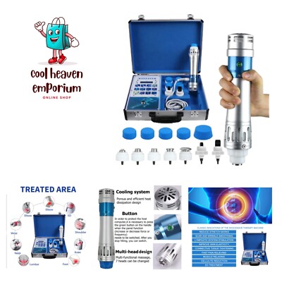 Extracorporeal Shockwave Therapy Machine,Shockwave Deep Muscle Massager for E...