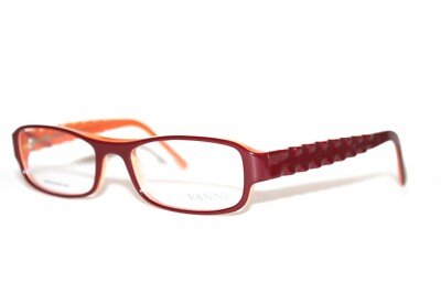 NEW VANNI OCCHIALI V1782 A728 BURGUNDY AUTHENTIC EYEGLASSES RX 52-18-135MM ITALY