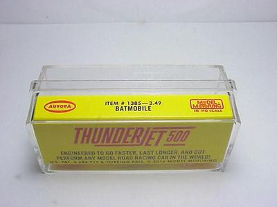 1385 BATMOBILE  LABEL FOR PLASTIC CASES BY MODEL MOTORING T-JETS